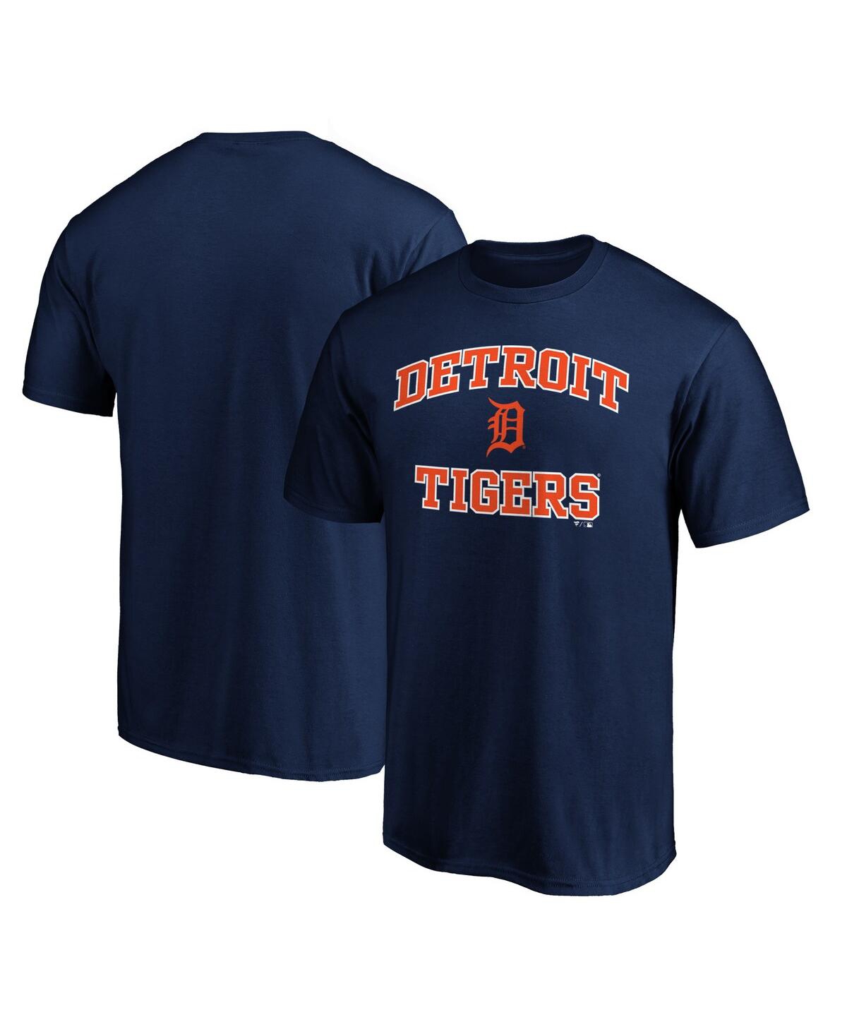Men'sDetroit Tigers Heart & Soul T-shirt - Navy