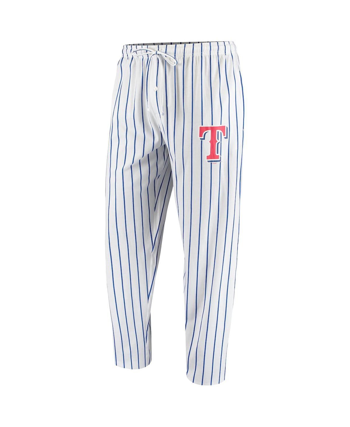 Men'sTexas Rangers Vigor Pinstripe Pants - White