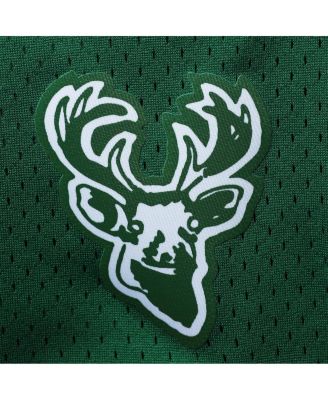 Men's Green Milwaukee Bucks Big and Tall Hardwood Classics Team Swingman Shorts