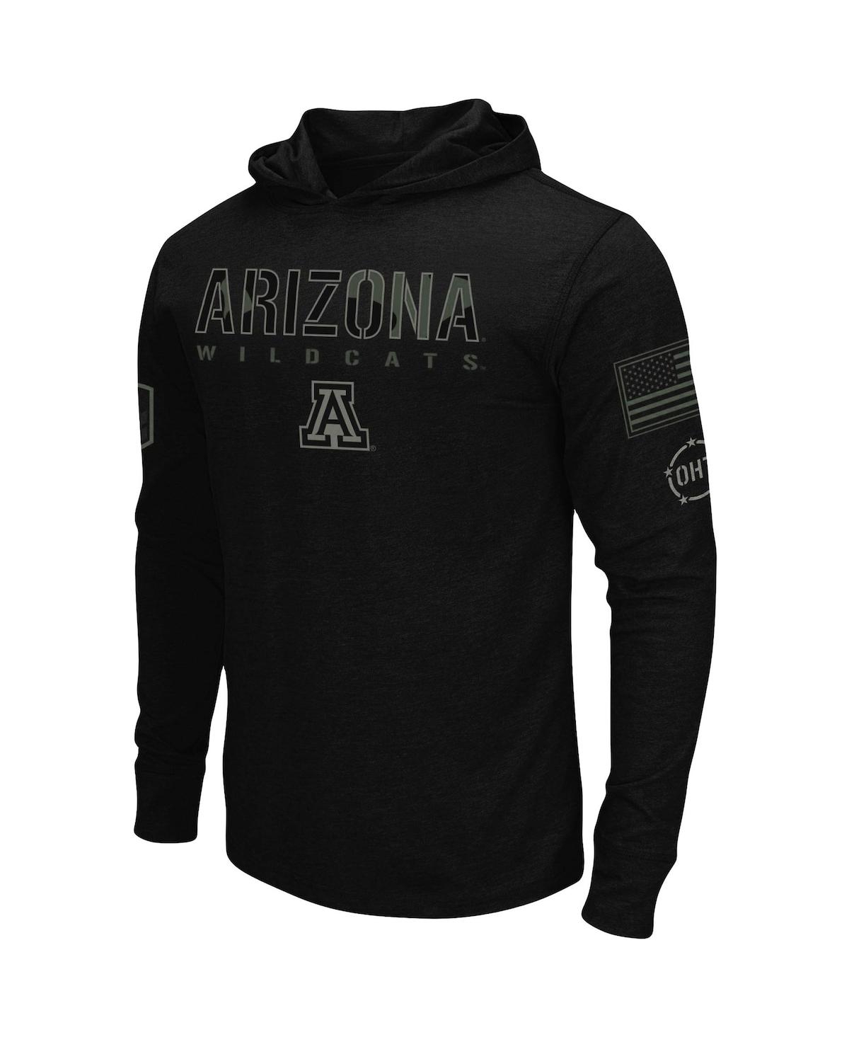Men'sArizona Wildcats Oht Military-Inspired Appreciation Hoodie Long Sleeve T-shirt - Black