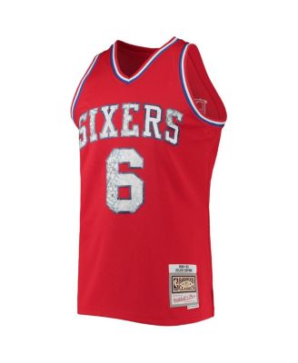 Mitchell & Ness Men's Julius Erving Red Philadelphia 76ers