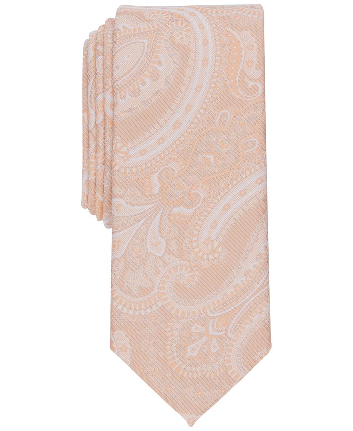 Bar III Men's Slim Colwood Paisley Tie, Created for Macy's Macy's