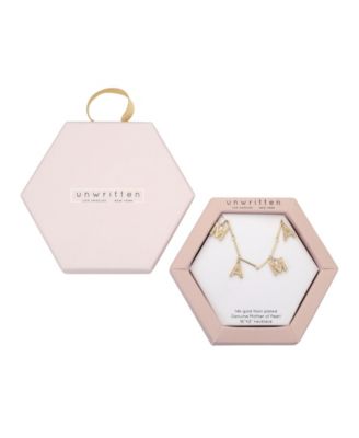 Genuine Mother of Pearl Inlay Mama Necklace