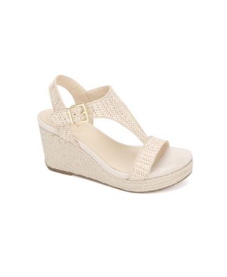 Card Wedge Espadrille Sandals 