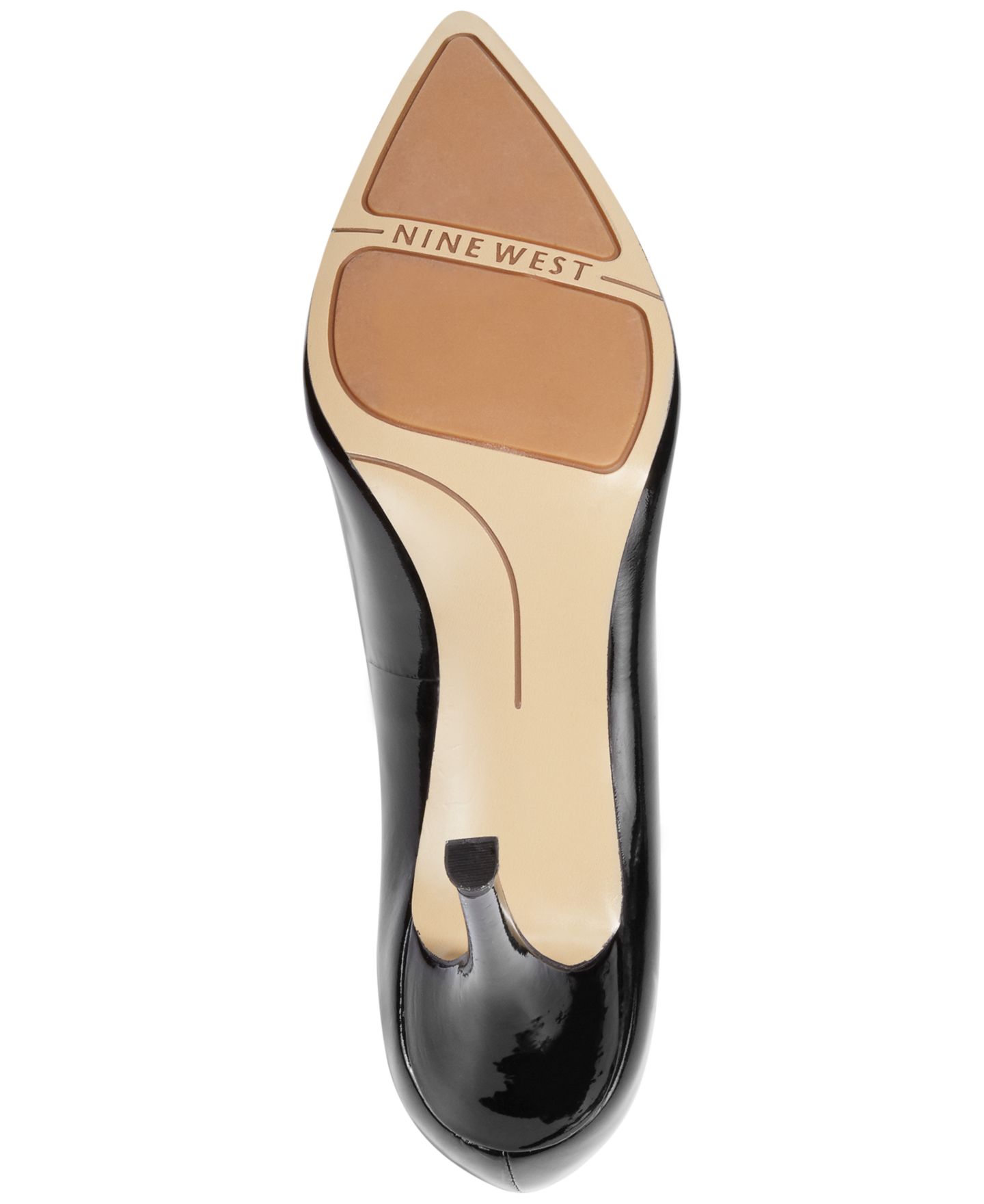 Женские туфли Nine West Flax Pointy Toe Stiletto Pumps, цвет: Чёрный кожаный — фото 8