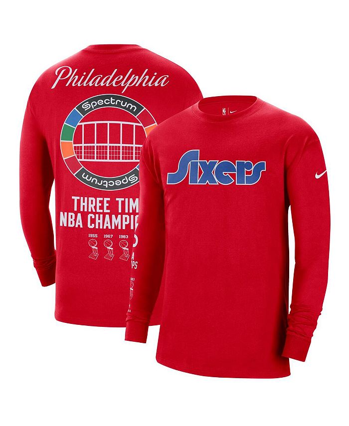 Philadelphia 76ers Nike NBA Authentics Nike Tee Long Sleeve Shirt