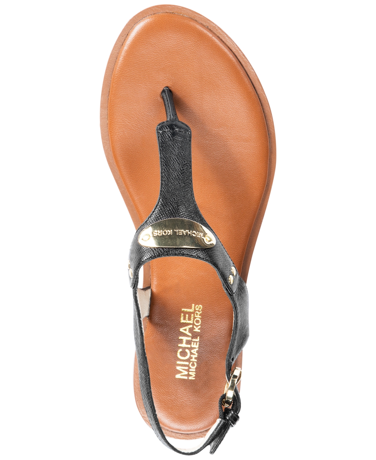 Michael Michael Kors Women's Mk Plate Flat Thong Sandals