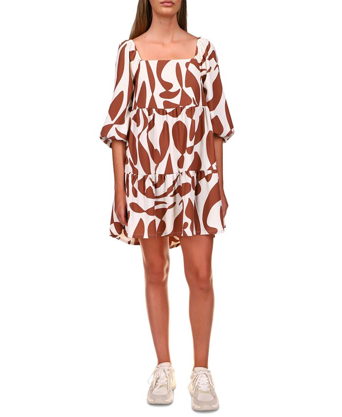 Sanctuary Printed Weekender Baby Doll Dress Macy s