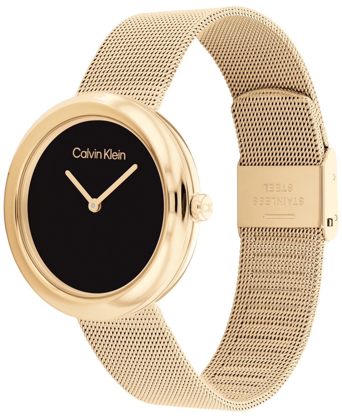 Calvin KleTone Mesh Bracelet Watch 34mm - Gold