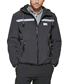Men's Reflective Stripe Lightweight Hooded Jacket