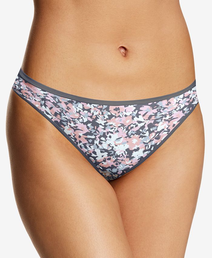 Maidenform Women's Cotton Comfort Thong Underwear DMCOBK Macy's
