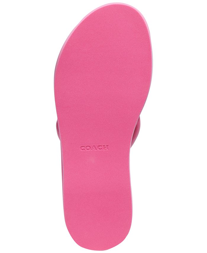 COACH Women's Georgie Soft Signature Slide Sandals & Reviews - Sandals ...