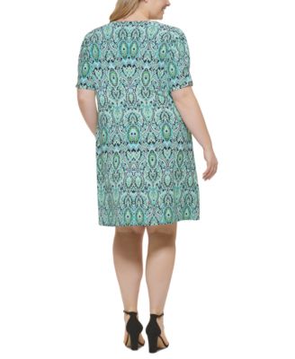 tommy hilfiger paisley sheath dress