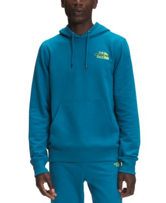 blue north face hoodie
