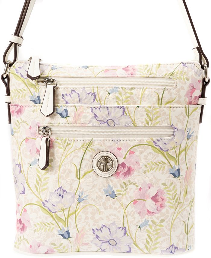 Giani Bernini Holiday Floral Crossbody, Created by Macy's