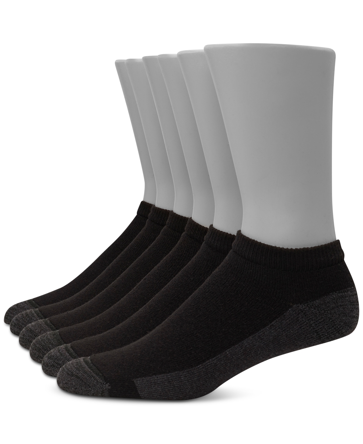 Men's 6-Pk. Ultimate Xtemp Ultra Cushion Low Cut Socks - Black