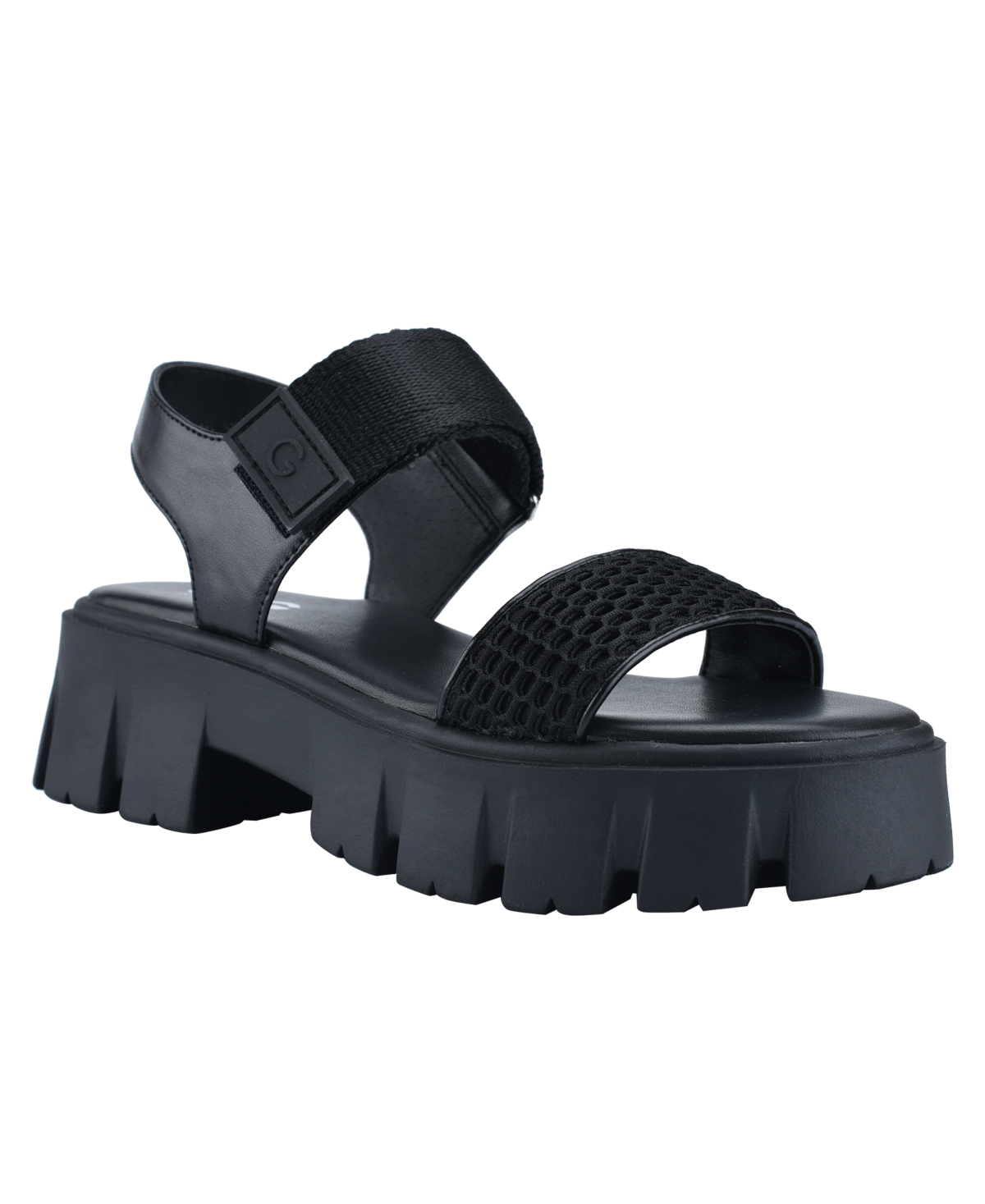 Gbg Los Angeles Women's Premia Lug Sole Sandals Women's Shoes In Black