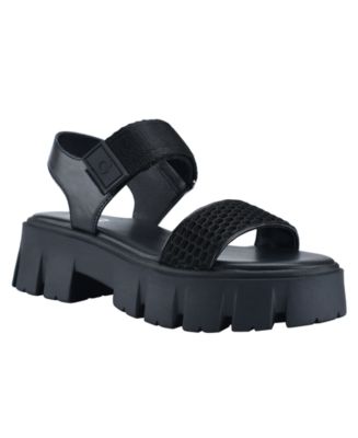 GBG Los Angeles Women's Premia Lug Sole Sandals - Macy's