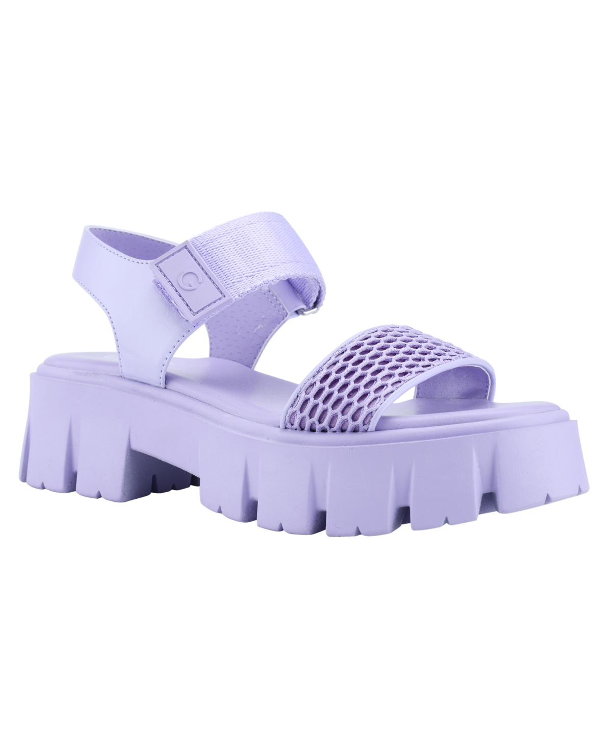 Gbg Los Angeles Women's Premia Lug Sole Sandals Women's Shoes In Lilac