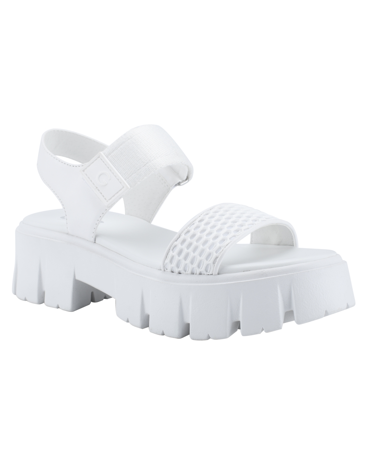 Gbg Los Angeles Women's Premia Lug Sole Sandals Women's Shoes In White