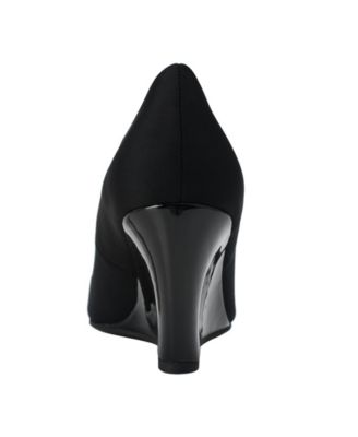 Women's Tufflove Peep Toe Wedge Pumps