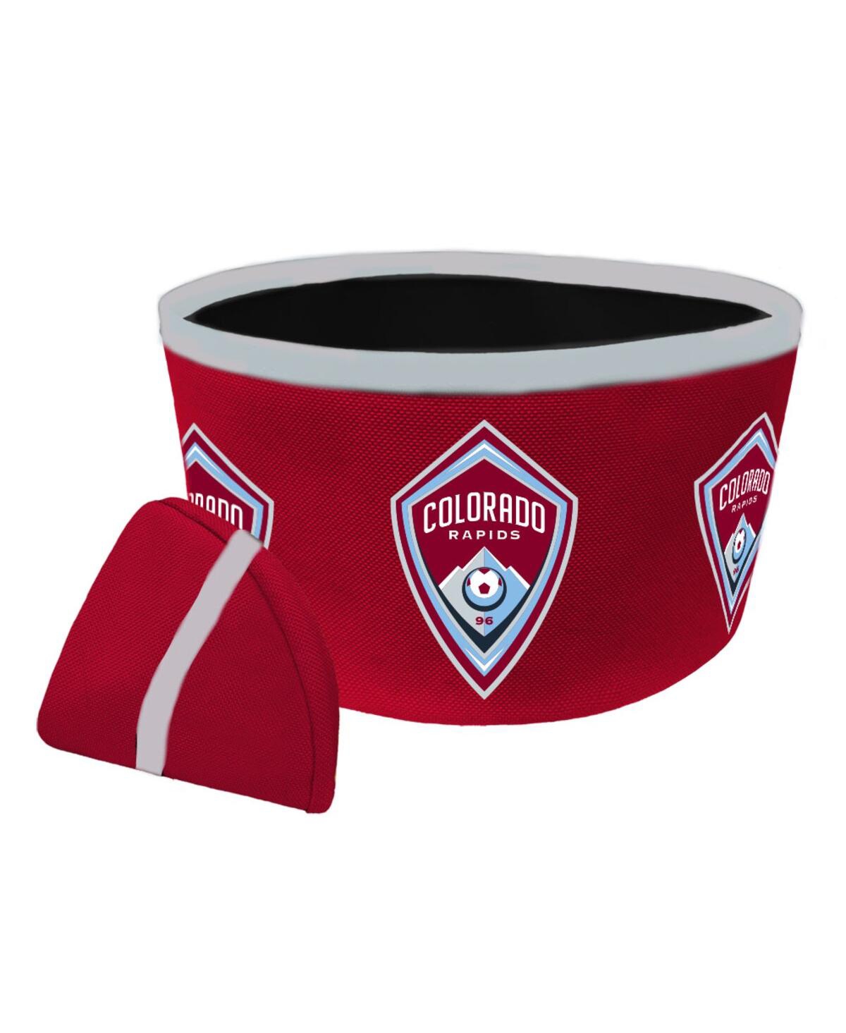 Colorado Rapids Collapsible Travel Dog Bowl - Maroon