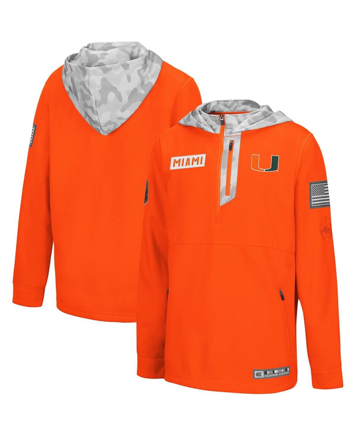 Colosseum Big Boys  Orange, Arctic Camo Miami Hurricanes Oht Military-inspired Appreciation Shellback In Orange,arctic Camo