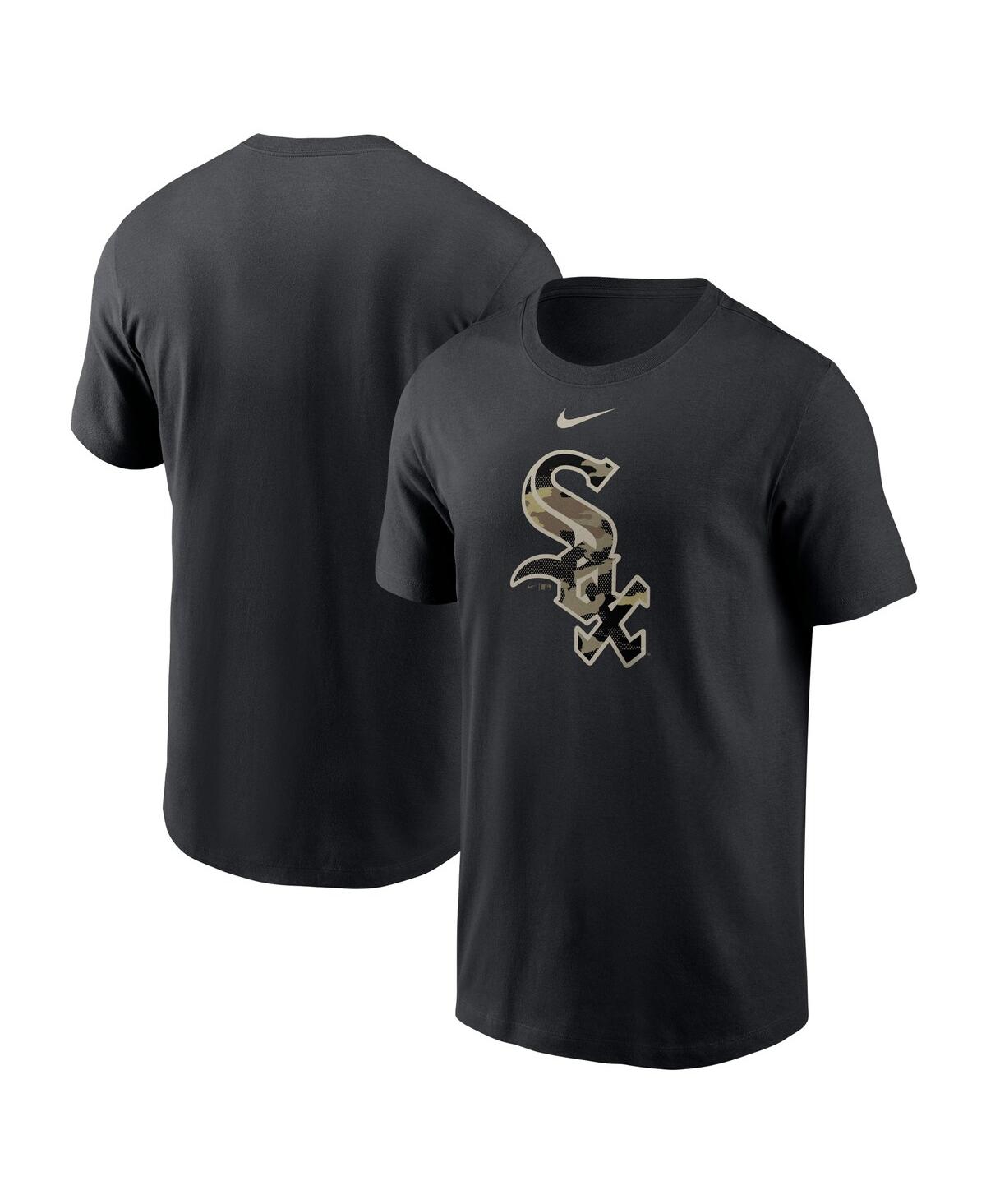 Men's NikeChicago White Sox Team Camo Logo T-shirt - Black