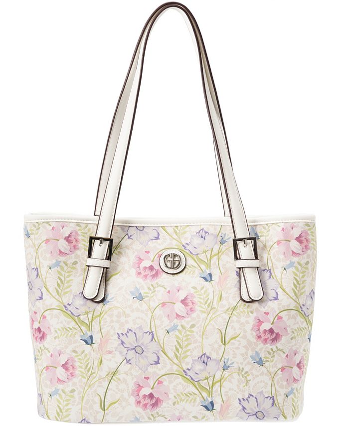 Giani Bernini Floral Lace Tote, Created for Macy's - Macy's