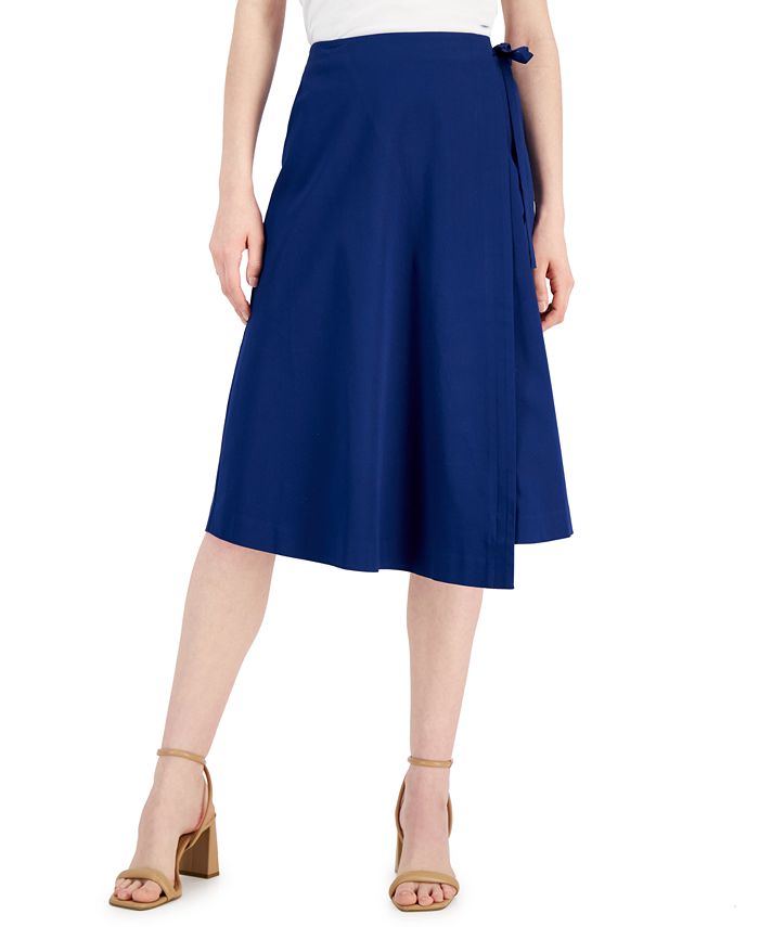 Navy skirt macy's 2025