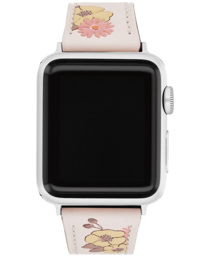 Wholesale Printed leather band for apple watch Floral fashion