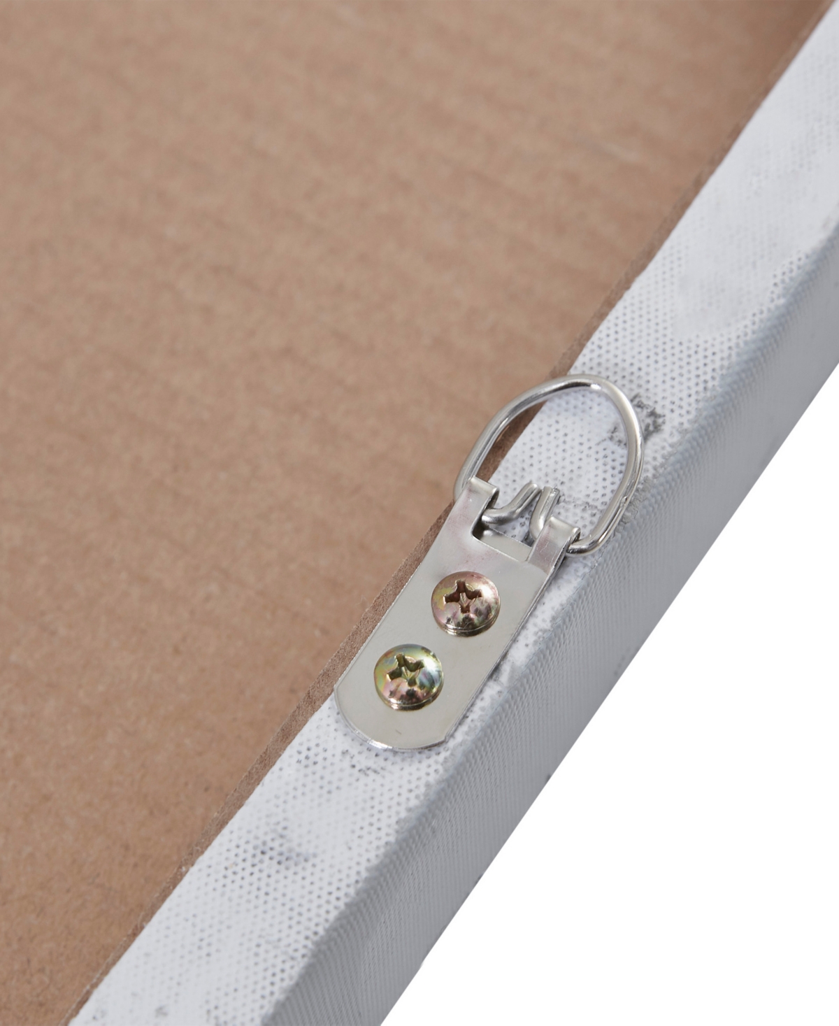 Madison Park Silver Glimmer Hand Brush Embellished Canvas Set, 2 Piece - Silver-Tone