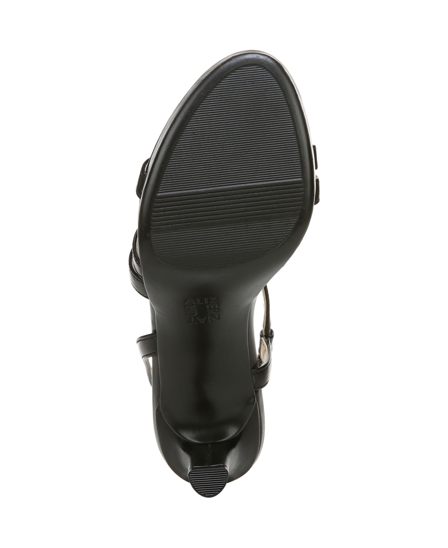 Женские сандалии Naturalizer Brenta Strappy Dress Sandals, цвет: Чёрная искусственная кожа — фото 5