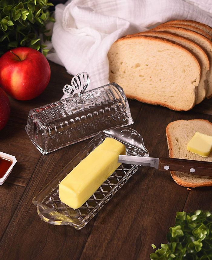 Bezrat Glass Butter Dish Macy's