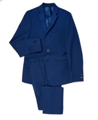 Michael Kors Kids' Big Boys Blue Slim Fit Suiting Collection
