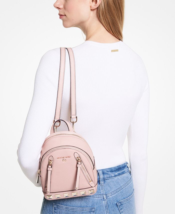 Michael Kors Studded Mini Brooklyn Backpack & Reviews - Handbags ...