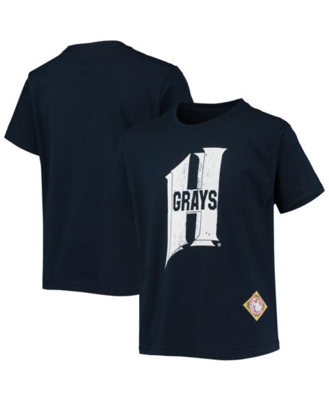 Футболка Stitches Navy Homestead Grays Negro League Logo для мальчиков