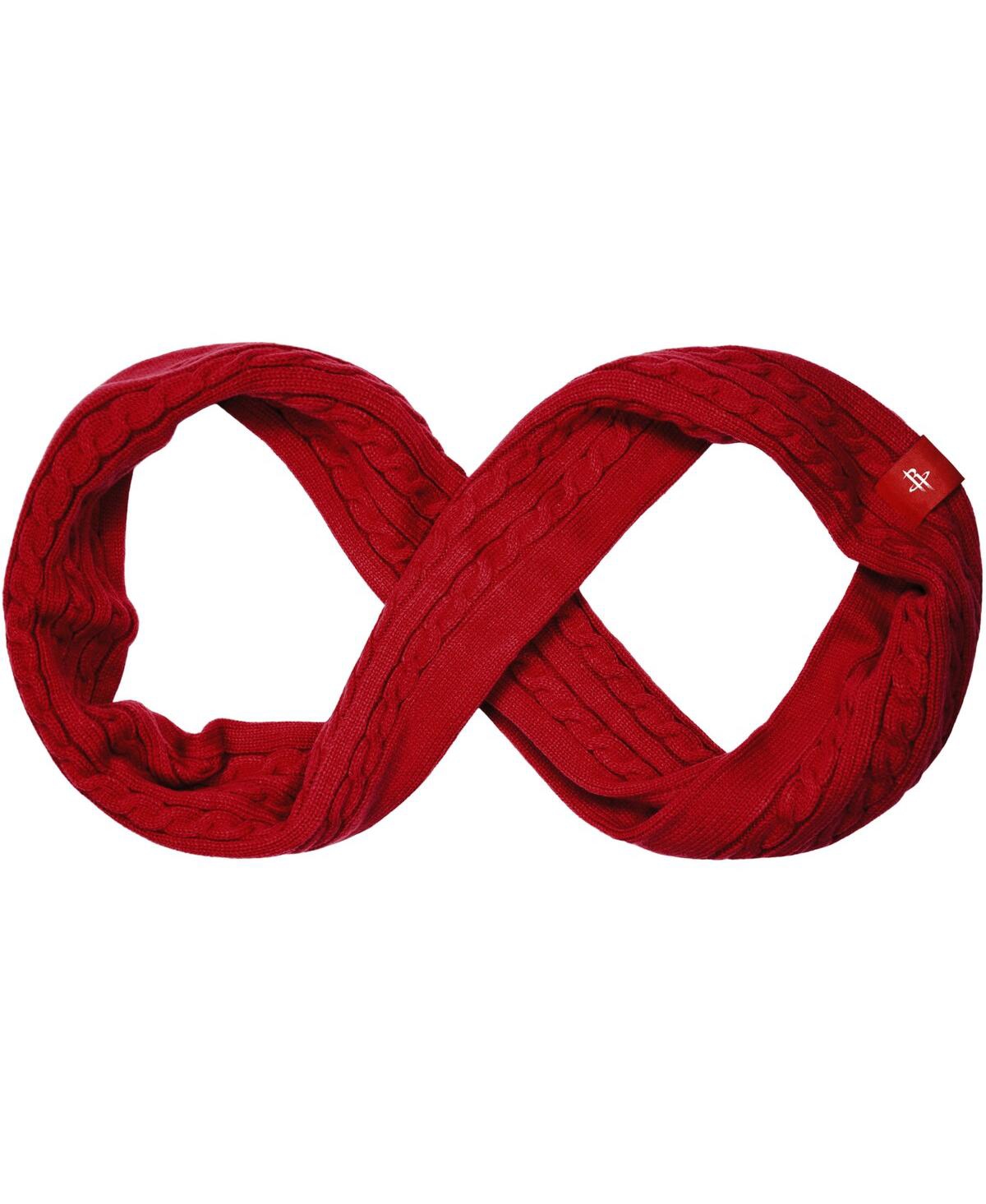 Women's Red Houston Rockets Cable Knit Infinity Scarf - Red