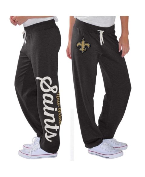 Женские брюки G-III 4Her by Carl Banks Black New Orleans Saints Scrimmage Fleece