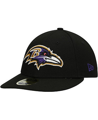 New Era Men's Black Baltimore Ravens Omaha Low Profile 59Fifty Fitted ...