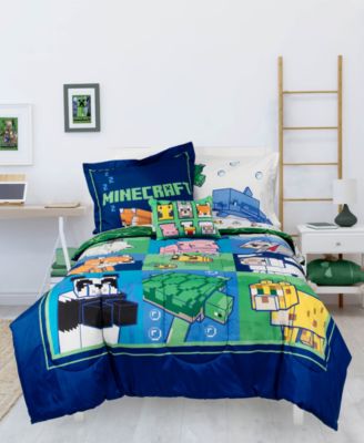 Minecraft CLOSEOUT! Friendly Patchwork 6-Pc. Twin Comforter Set