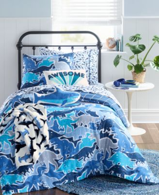 Photo 1 of FULL/QUEEN Charter Club Kids Dino Camo 3 piece Comforter Set, includes, comforter and 2 pillow shams