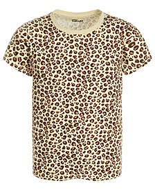 Big Girls Leopard-Print T-Shirt, Created for Macy's
