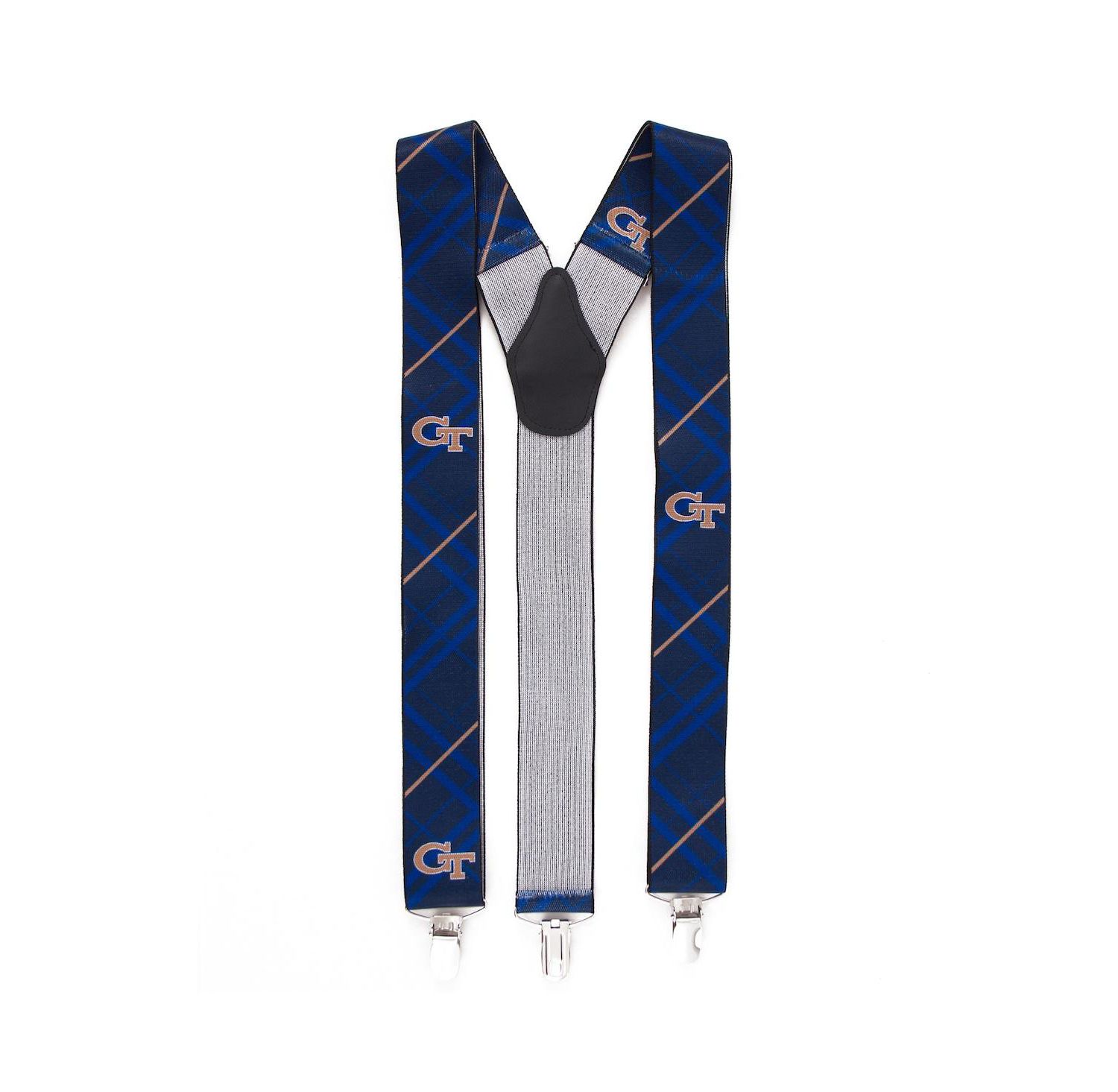 Men's Blue GA Tech Yellow Jackets Suspenders