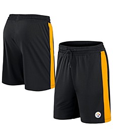 Men's Branded Black Pittsburgh Steelers Break It Loose Shorts