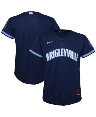 Chicago Cubs Nike Men's Navy City Connect Wrigleyville Replica Jersey