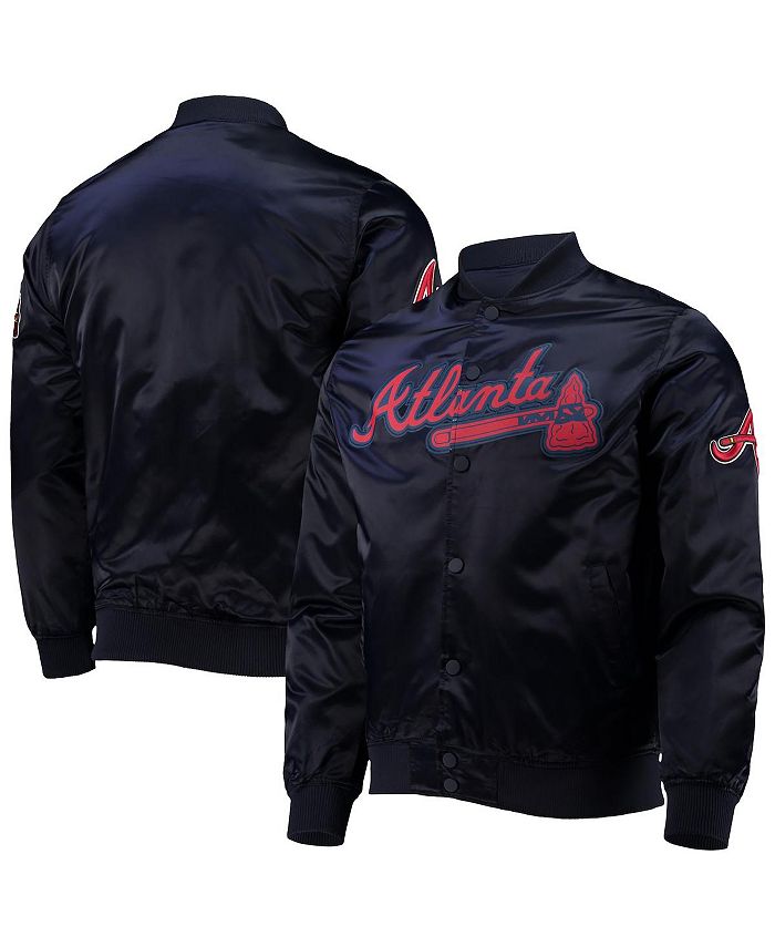 Black Label Atlanta Braves Satin Jacket