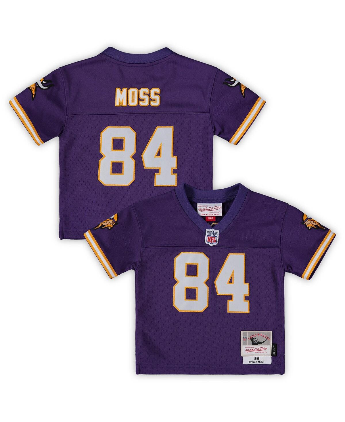Infant Boys and Girls Mitchell & Ness Randy MossMinnesota Vikings 1998 Retired Legacy Jersey - Purple