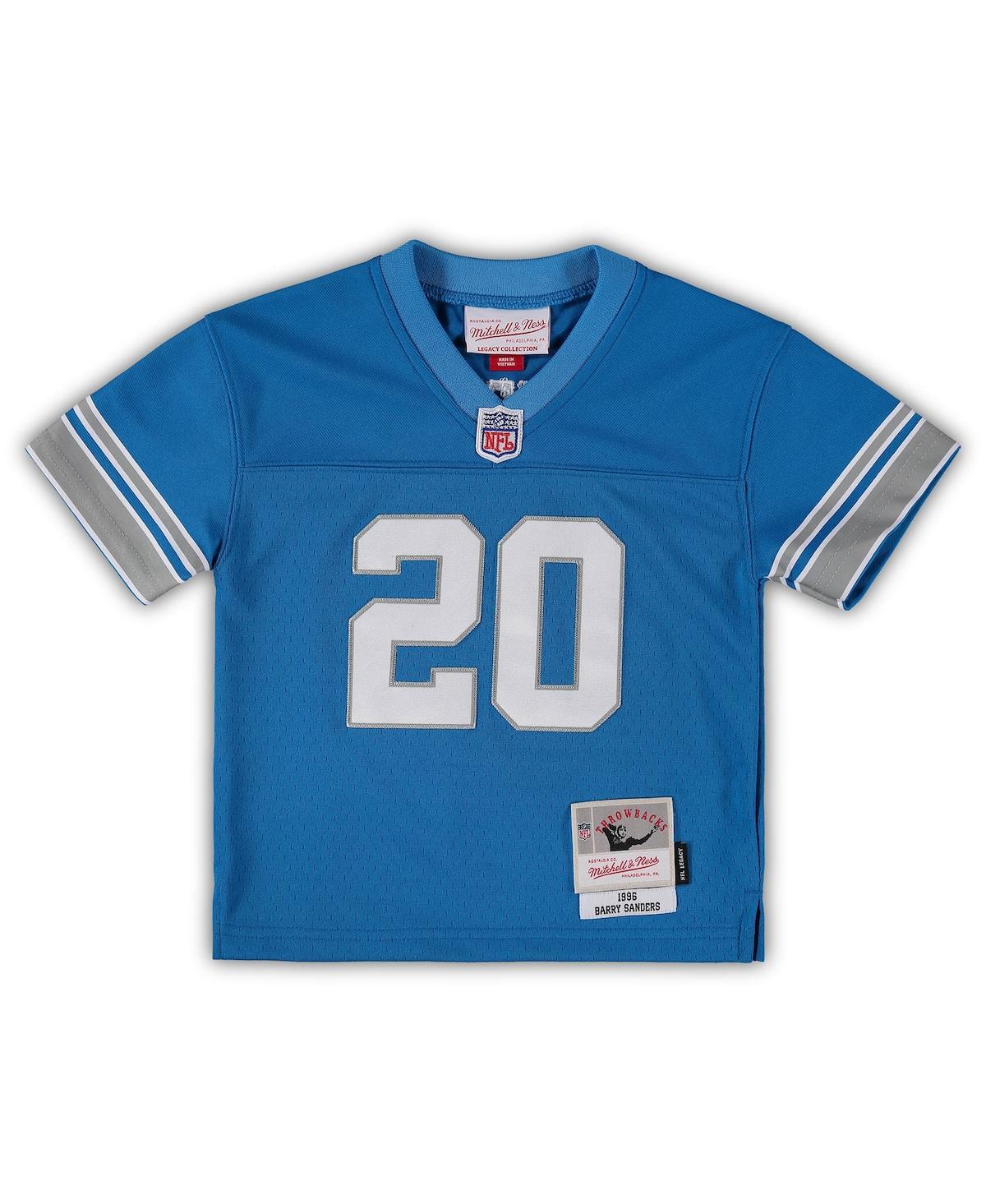 Toddler Boys and Girls Mitchell & Ness Barry SandersDetroit Lions 1996 Retired Legacy Jersey - Blue