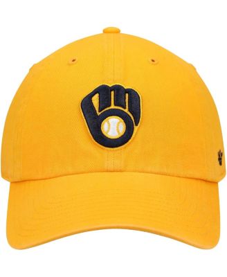 Men's '47 Gold Milwaukee Brewers Clean Up Adjustable Hat
